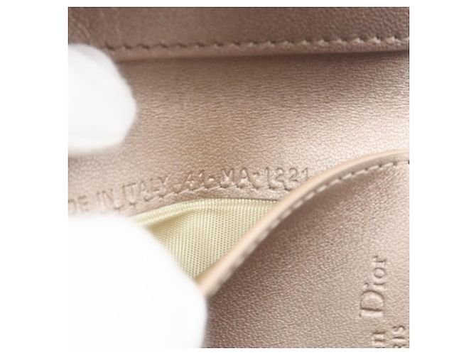 Cartera Lady Dior de Christian Dior Dorado - vista 14