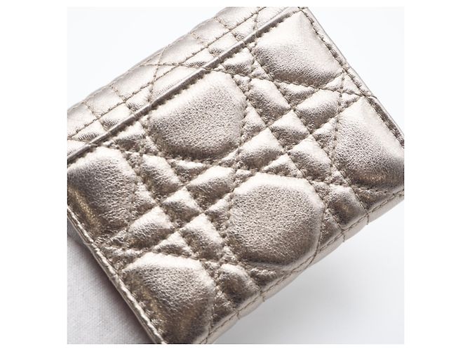 Cartera Lady Dior de Christian Dior Dorado - vista 5