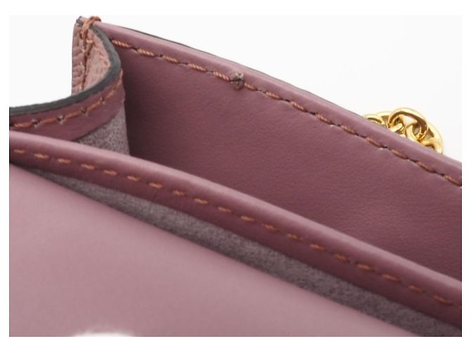 Pochette a spalla in pelle rosa Burberry - vista 13
