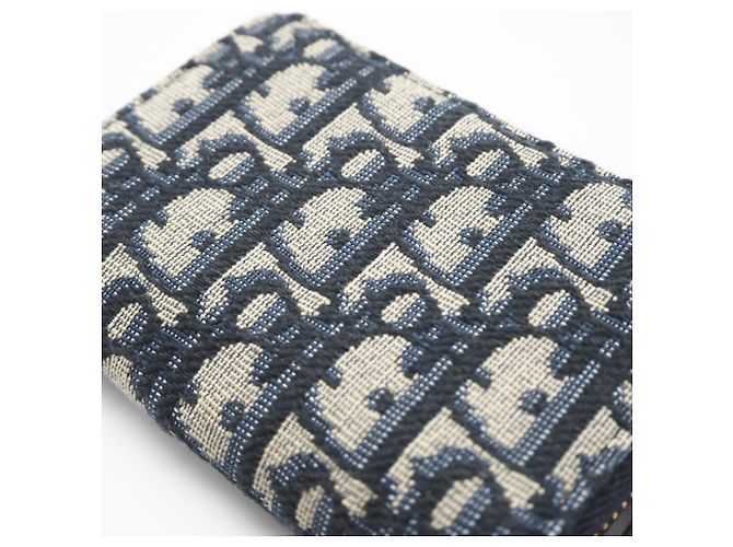 Portamonete in jacquard obliquo Christian Dior - vista 4