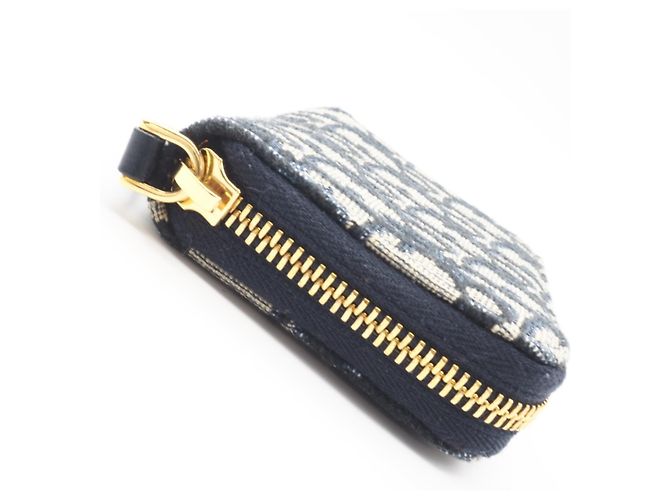 Portamonete in jacquard obliquo Christian Dior - vista 7