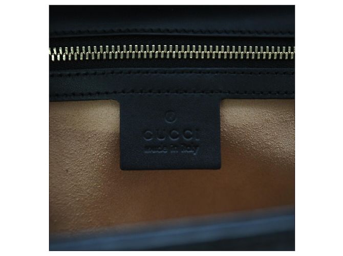 Borsa a Spalla in Pelle Guccissima Padlock di Gucci Nero - vista 13