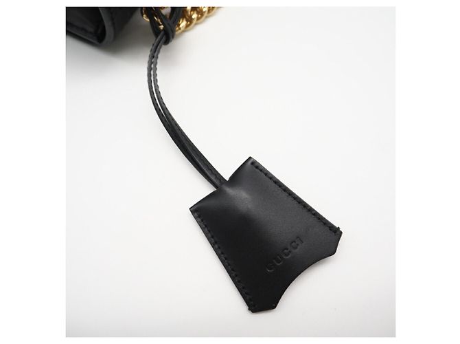 Borsa a Spalla in Pelle Guccissima Padlock di Gucci Nero - vista 6