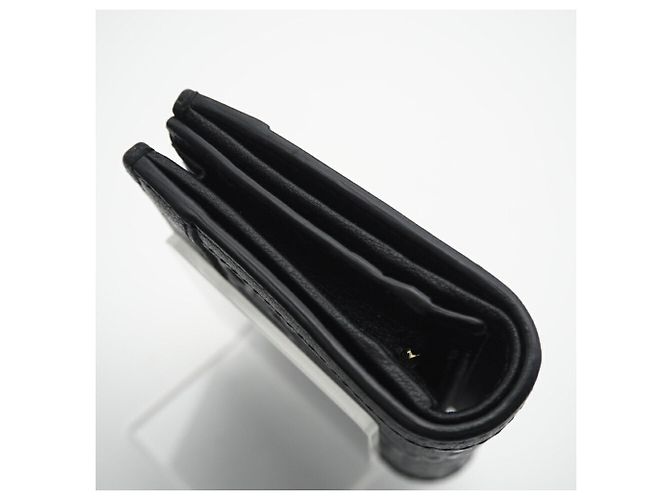 Billetera de cuero con relieve GG de Gucci Negro - vista 6