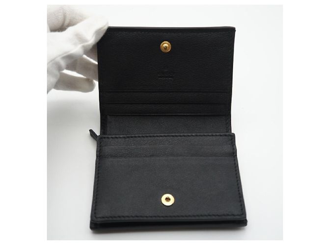 Billetera de cuero con relieve GG de Gucci Negro - vista 8