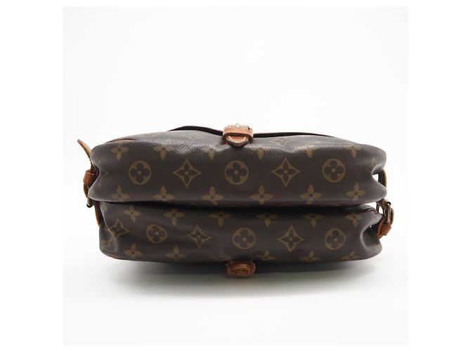 Borsa a Spalla Saumur 30 Monogramma Louis Vuitton Marrone - vista 7