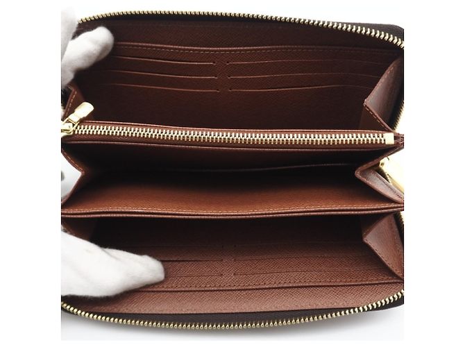 Zippy Geldbörse Monogram Louis Vuitton Braun Beige - Ansicht 9