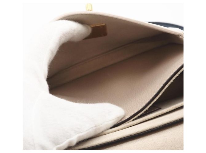Borsa a Spalla Lockme Tender di Louis Vuitton Blu Beige Grigio Crudo - vista 10