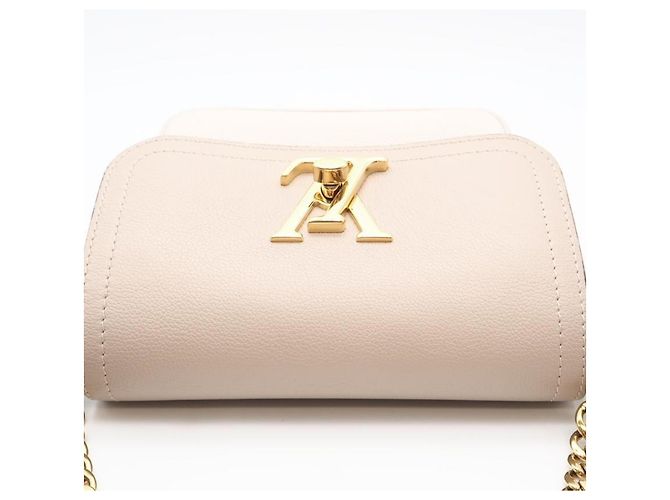 Borsa a Spalla Lockme Tender di Louis Vuitton Blu Beige Grigio Crudo - vista 5