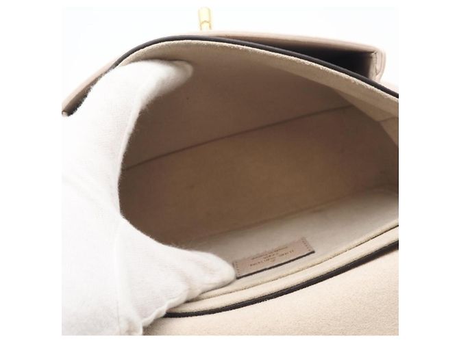 Borsa a Spalla Lockme Tender di Louis Vuitton Blu Beige Grigio Crudo - vista 9