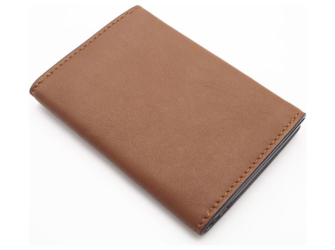 Gucci GG Emblem Fabric Card Case Brown - view 3