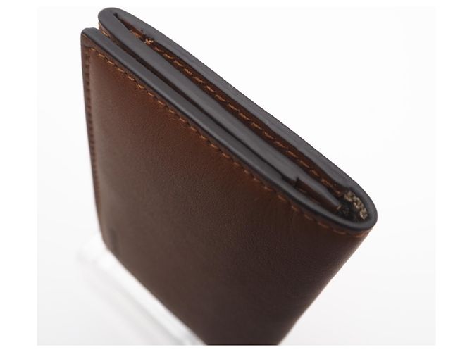 Gucci GG Emblem Fabric Card Case Brown - view 8