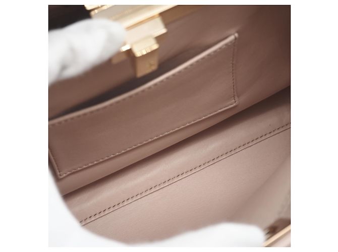 Fendi Leder Mini Peekaboo Handtasche Pink Golden - Ansicht 10