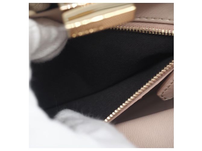 Fendi Leder Mini Peekaboo Handtasche Pink Golden - Ansicht 12