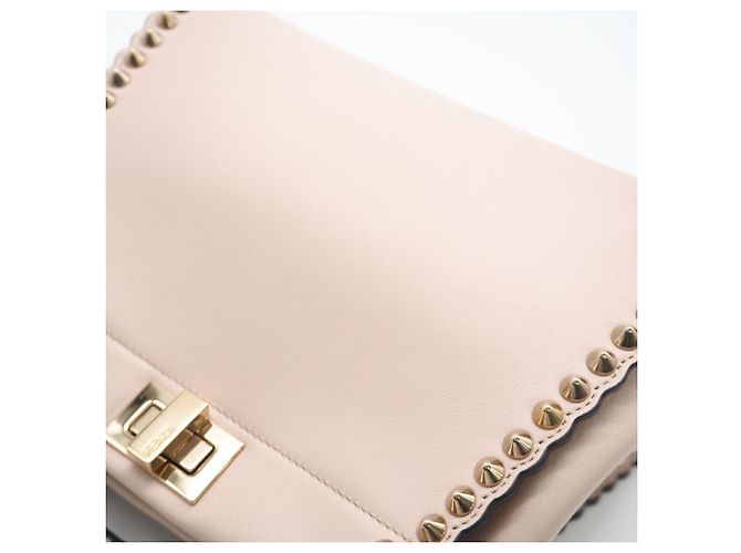 Fendi Leder Mini Peekaboo Handtasche Pink Golden - Ansicht 4