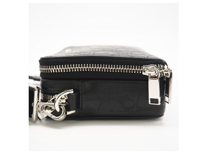 Bolso de Hombro de Cuero Dior Oblique Galaxy de Christian Dior Negro - vista 4