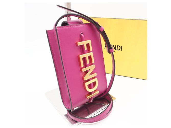 Fendi Graphy Schulter-Handytasche Pink - Ansicht 2