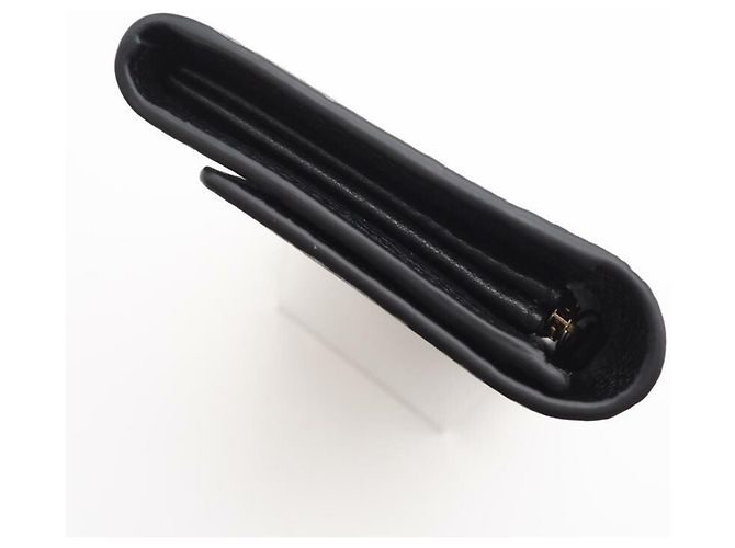GUCCI GG Emblem Continental Wallet Black - view 8