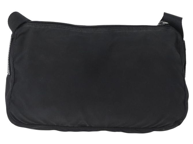 Prada Front Zip Tessuto Medium Nero - vista 2