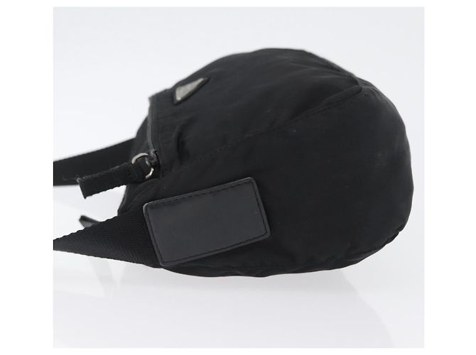 Prada Front Zip Tessuto Medium Nero - vista 4
