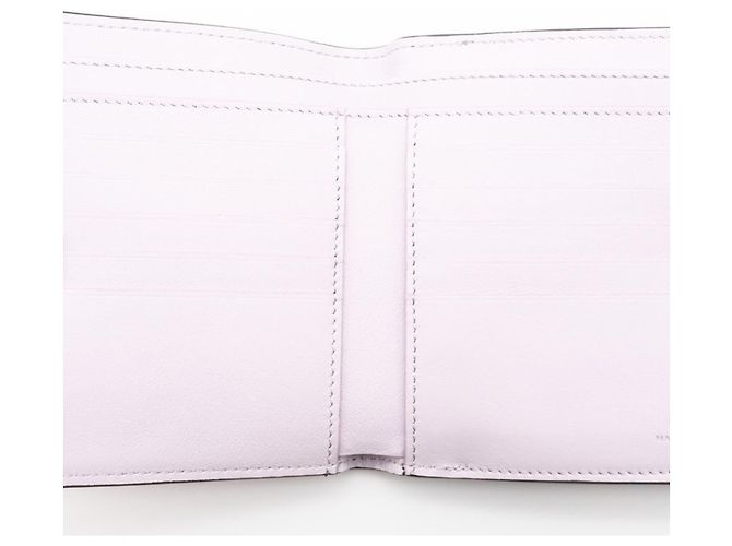 Billetera compacta Selleria de cuero Peekaboo de Fendi Rosa - vista 9