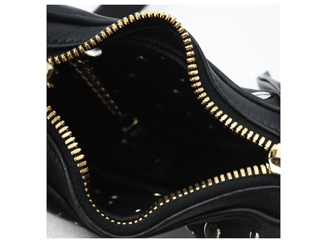 Borsa a spalla mini 2 in 1 in pelle con borchie Gucci Nero - vista 12