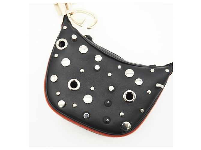 Borsa a spalla mini 2 in 1 in pelle con borchie Gucci Nero - vista 3
