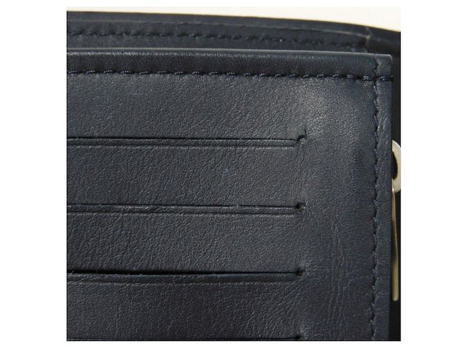Portafoglio Lungo Louis Vuitton Brazza Bianco Blu navy - vista 10