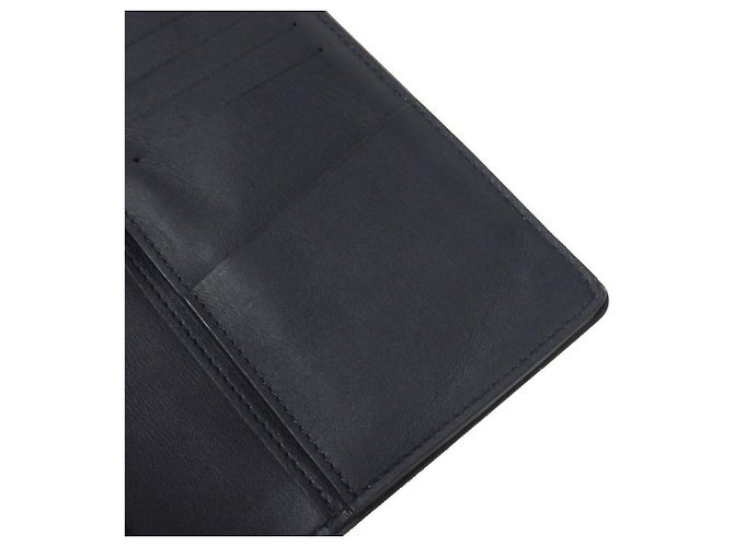 Portafoglio Lungo Louis Vuitton Brazza Bianco Blu navy - vista 12