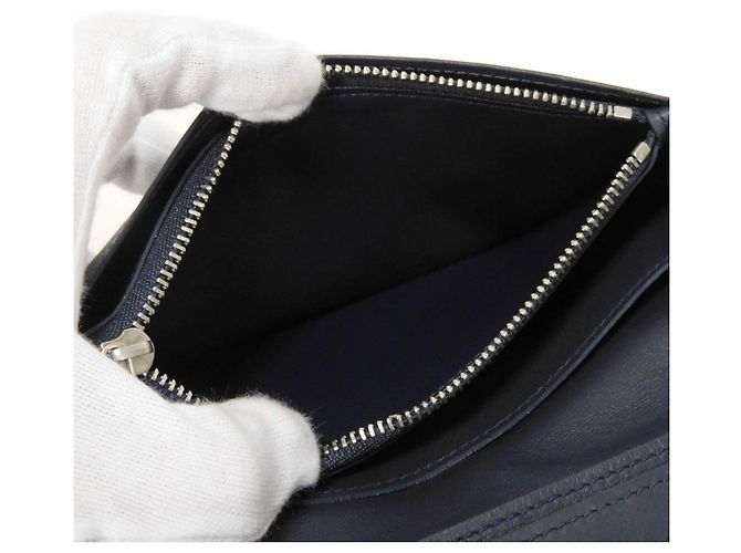 Portafoglio Lungo Louis Vuitton Brazza Bianco Blu navy - vista 20