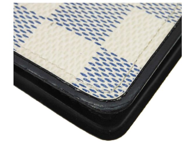 Portafoglio Lungo Louis Vuitton Brazza Bianco Blu navy - vista 23