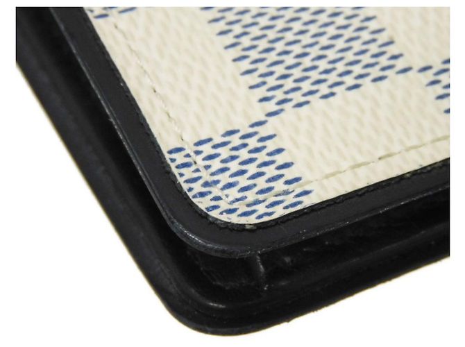 Portafoglio Lungo Louis Vuitton Brazza Bianco Blu navy - vista 24
