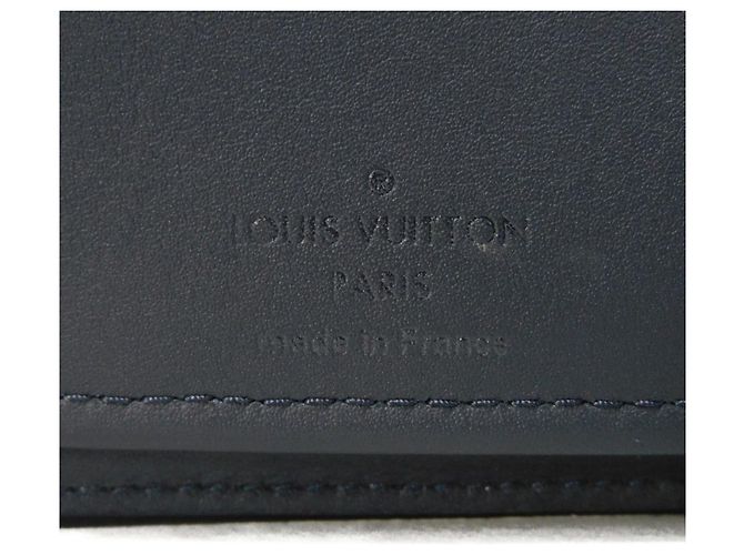 Portafoglio Lungo Louis Vuitton Brazza Bianco Blu navy - vista 6