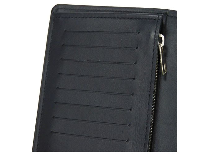 Portafoglio Lungo Louis Vuitton Brazza Bianco Blu navy - vista 8