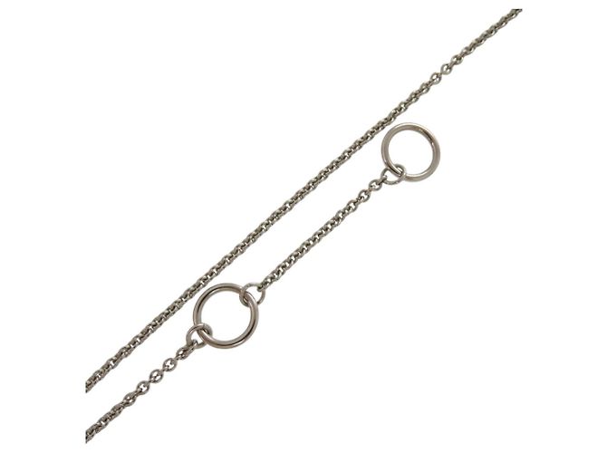 Collier Pendentif Hermès Mini Maillon PM Argenté - vue 8