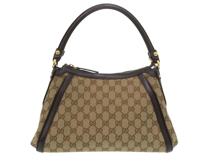 Borsa a spalla Gucci Beige Marrone scuro - vista 2