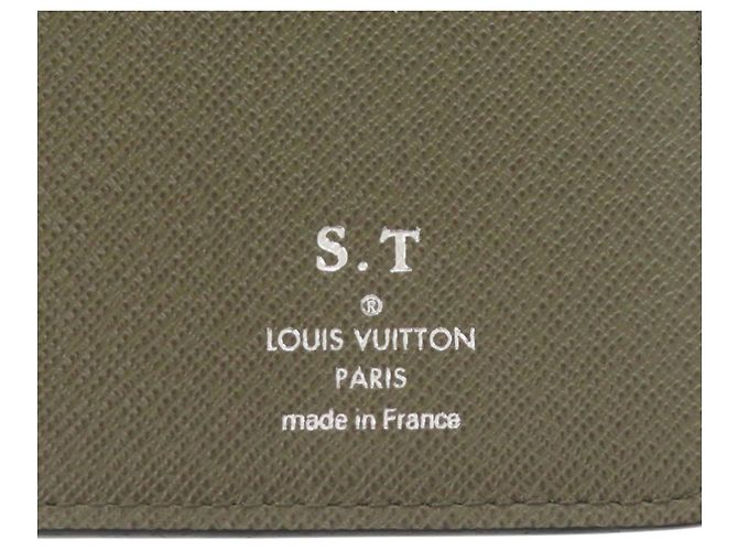 Portafoglio Lungo Brazza Taiga di Louis Vuitton Cachi - vista 8