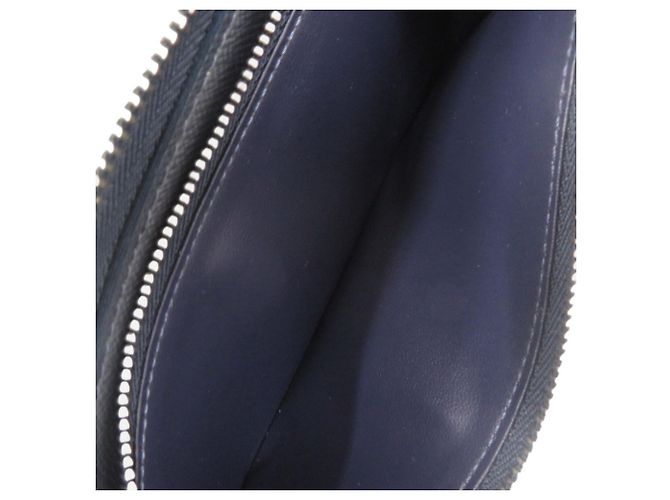 Louis Vuitton Navy Taiga Leather Long Wallet Navy blue - view 6