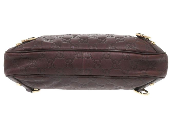 Borsa a Spalla in Pelle Guccissima Abbey di Gucci Marrone - vista 4