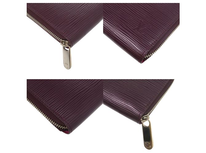 Portafoglio lungo in pelle Epi viola Louis Vuitton Porpora - vista 5