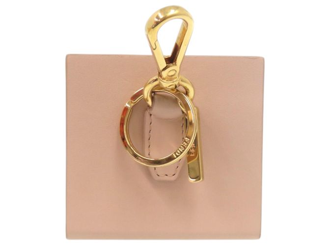 Fendi Mini Box Leder-Schlüsselanhänger Pink Golden - Ansicht 3