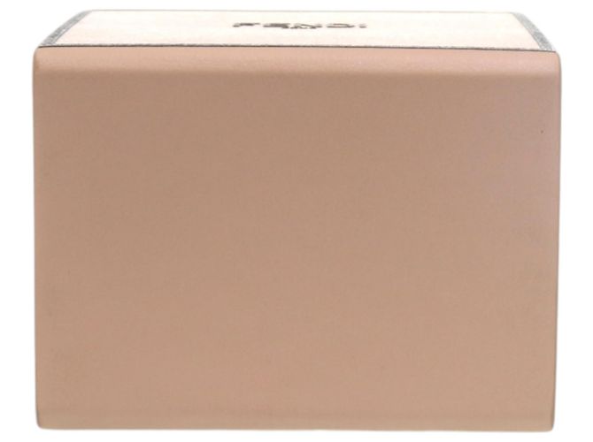 Fendi Mini Box Leder-Schlüsselanhänger Pink Golden - Ansicht 4