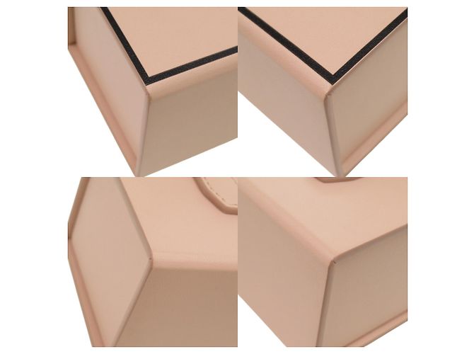 Fendi Mini Box Leder-Schlüsselanhänger Pink Golden - Ansicht 5