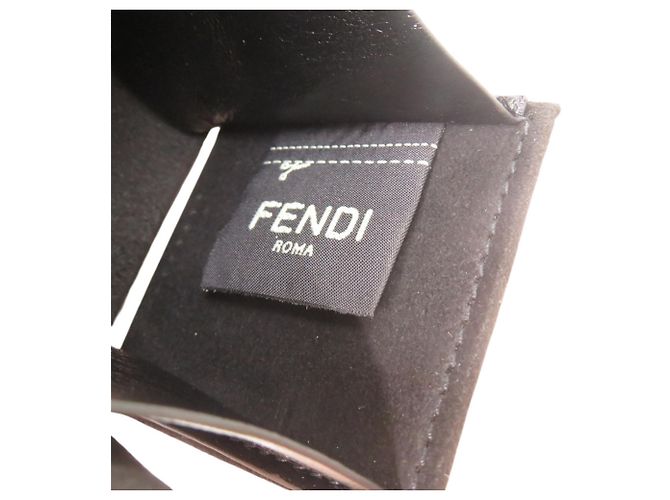 Fendi Mini Box Leder-Schlüsselanhänger Pink Golden - Ansicht 8
