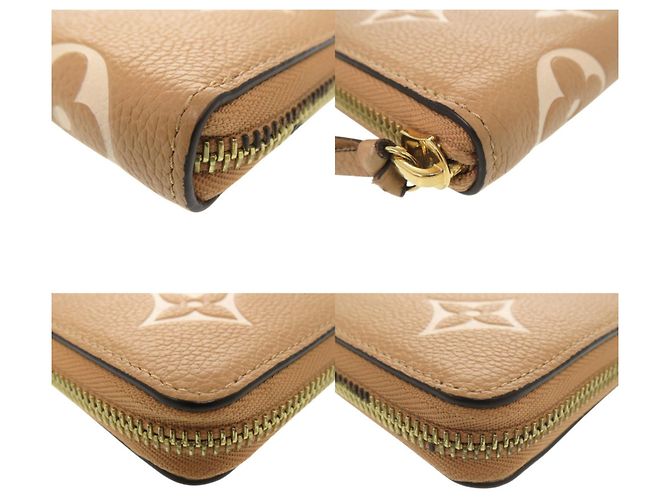 Cartera Larga Clemence de Louis Vuitton Beige - vista 3