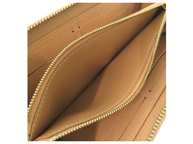 Cartera Larga Clemence de Louis Vuitton Beige - vista 5