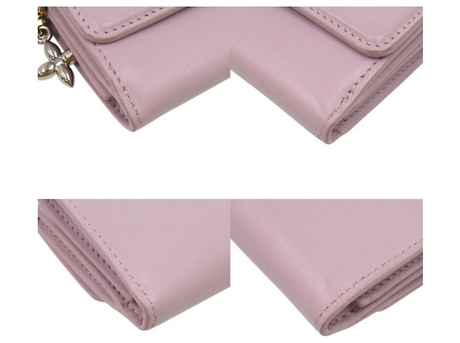 Billetera Mini Trifold Louis Vuitton Púrpura - vista 5