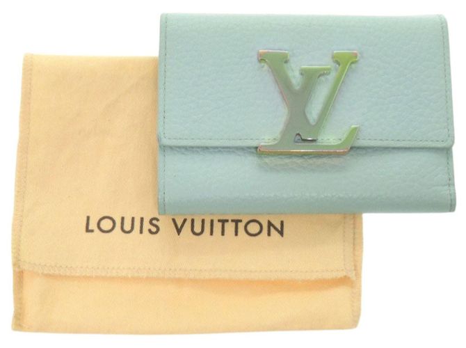 Cartera Compacta Capucines de Louis Vuitton Azul - vista 2