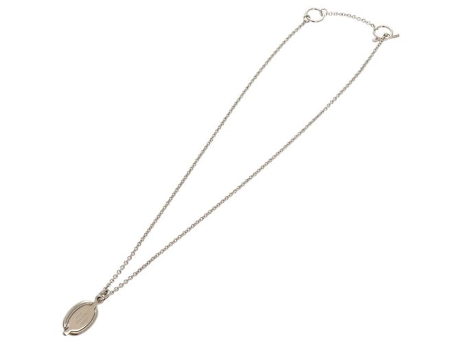 Collar Hermès Mini Maillon PM Plata Crudo - vista 5