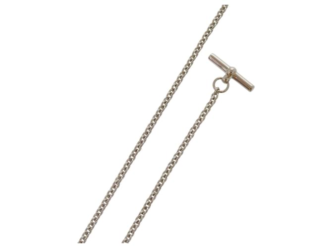 Collar Hermès Mini Maillon PM Plata Crudo - vista 7